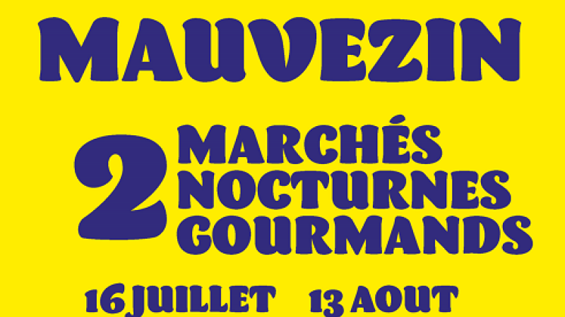 1er marché gourmand  jeudi 16 juillet