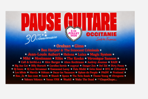 Pause Guitare : une soirée du 10 juillet entre légendes et rock international