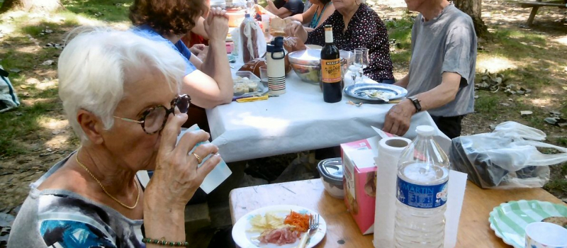 Un repas partagé pour terminer le semestre avec l'Espace Ressource