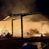 Saint-Clar : Un important incendie détruit un hangar et 300 m2 de végétation.