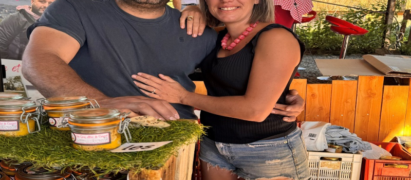 Marché de " l'Amour est dans le pot" à la ferme  du Rantoy à St Ost