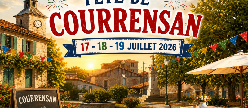 Courrensan s'apprête à vivre trois jours de fête et de convivialité