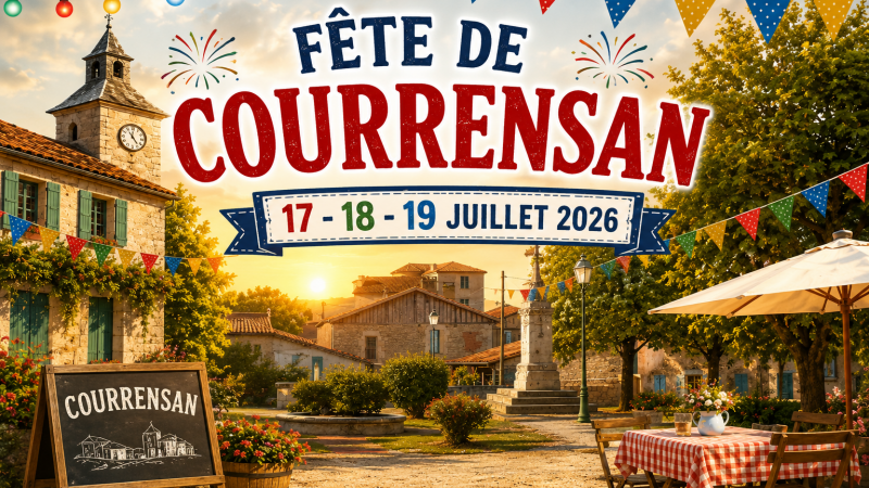 Courrensan s'apprête à vivre trois jours de fête et de convivialité