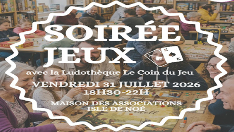 Soirée jeux de société