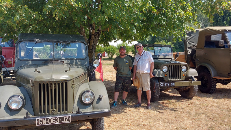 La GAZ 69 de Florian a marqué la Garden Party du Jeep Club d'Artagnan