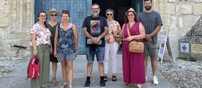Le pré-jury départemental en visite pour préparer le passage au jury national « Villes et Villages Fleuris »