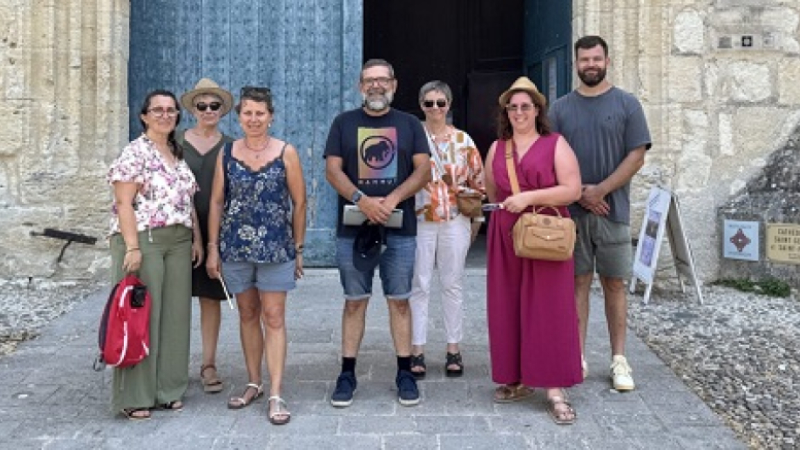 Le pré-jury départemental en visite pour préparer le passage au jury national « Villes et Villages Fleuris »