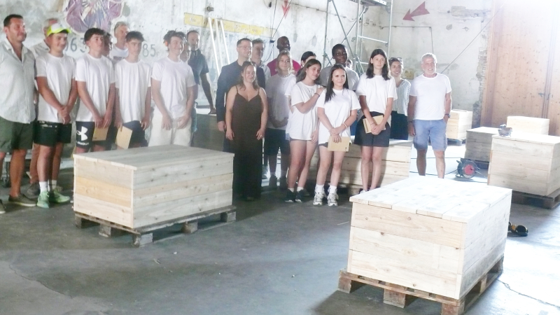 Grand Auch : des jeunes bâtissent pour le Festival Circa