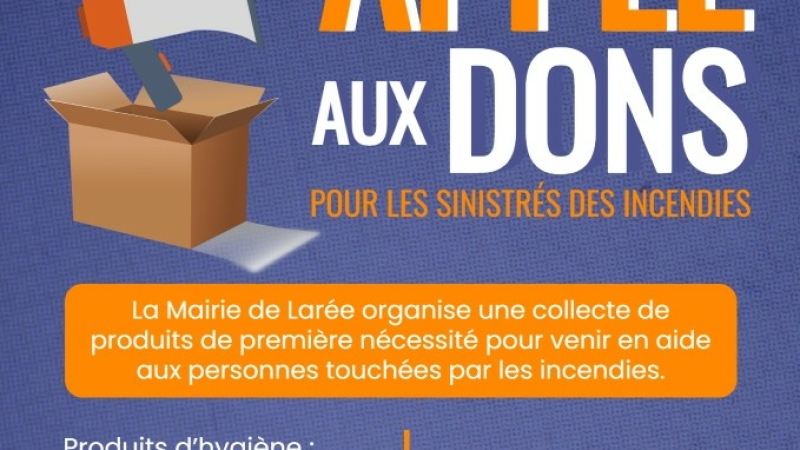 Appel aux dons